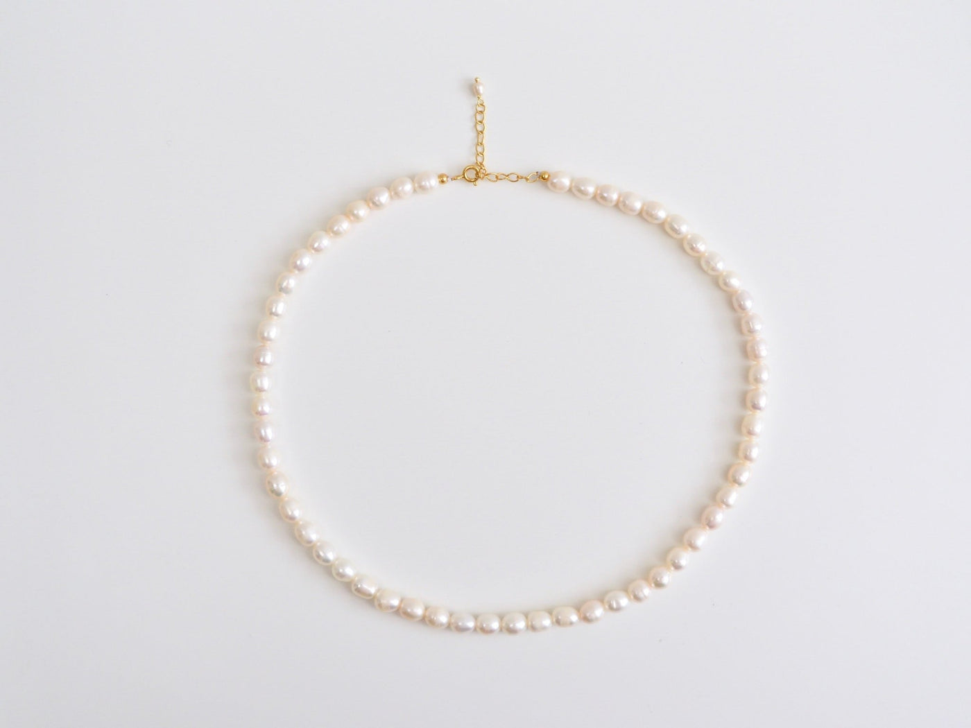 Pearl Collection: Kurze Perlenkette Choker | vergoldet