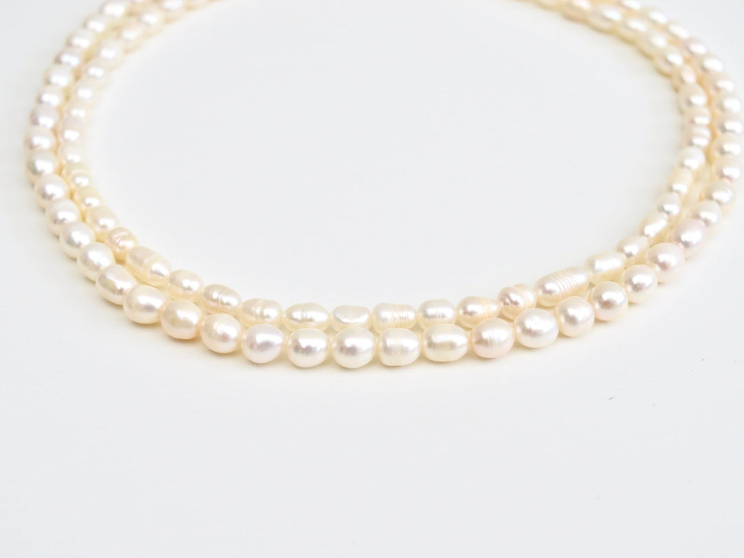Pearl Collection: Kurze Perlenkette Choker | vergoldet