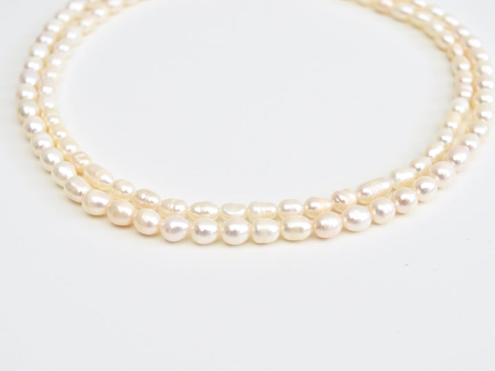 Pearl Collection: Kurze Perlenkette Choker | vergoldet