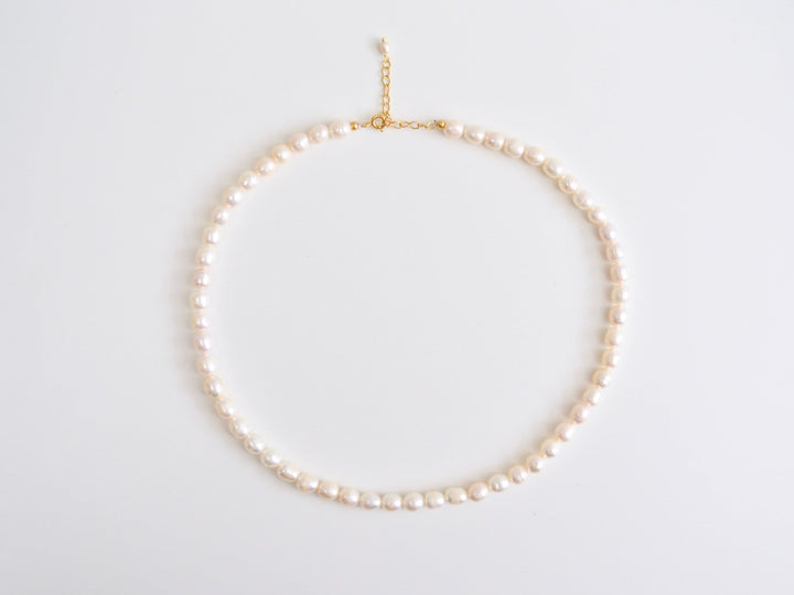 Pearl Collection: Kurze Perlenkette Choker | vergoldet