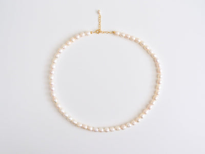Pearl Collection: Kurze Perlenkette Choker | vergoldet
