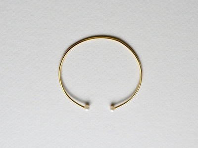 Pearl Collection: Perlen Armspange vergoldet - Mia&Martha by Katja Schmalen