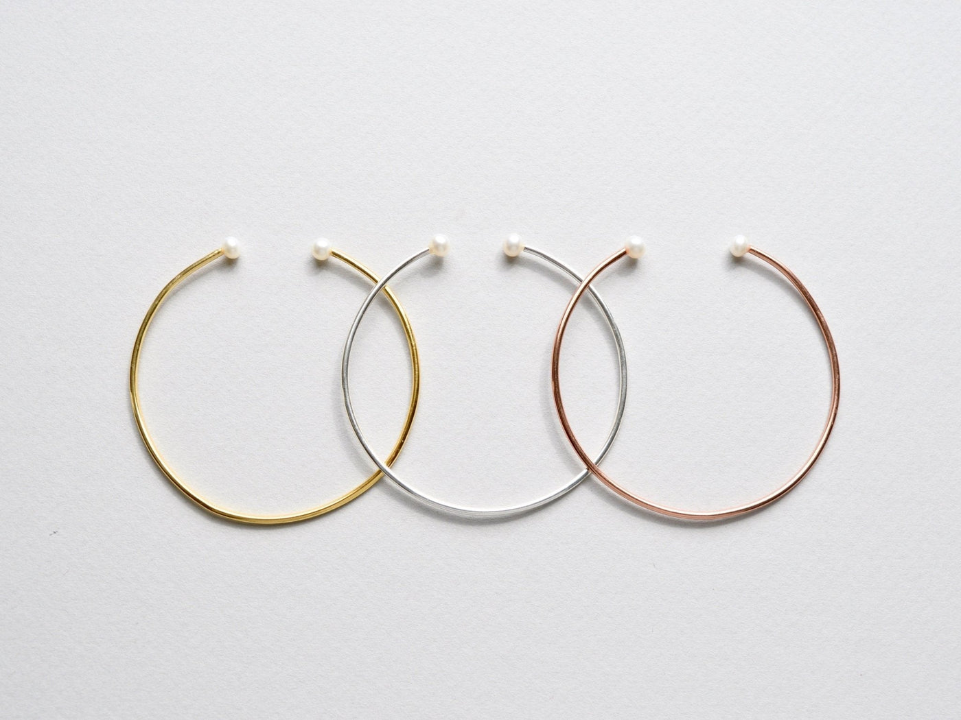 Pearl Collection: Perlen Armspange | vergoldet, rosévergoldet, silber
