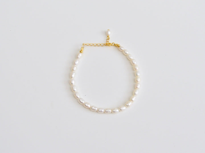 Pearl Collection: Schönes Perlenarmband | vergoldet
