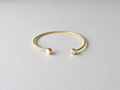 Pearls Collection: Perlen Armspange vergoldet - Mia&Martha by Katja Schmalen