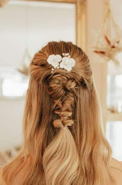 Brautschmuck Haarnadel Blumen