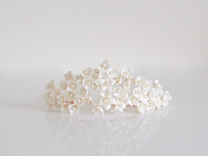 Primevère: Bridal Crown | Farbe gold, roségold, silber