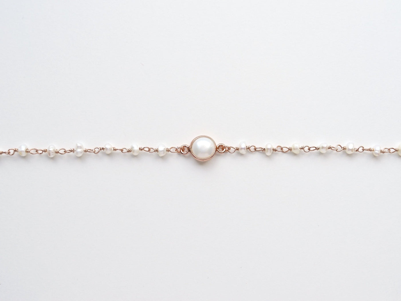 Sag ja: Zartes Perlen Armband rosévergoldet - Mia&Martha by Katja Schmalen
