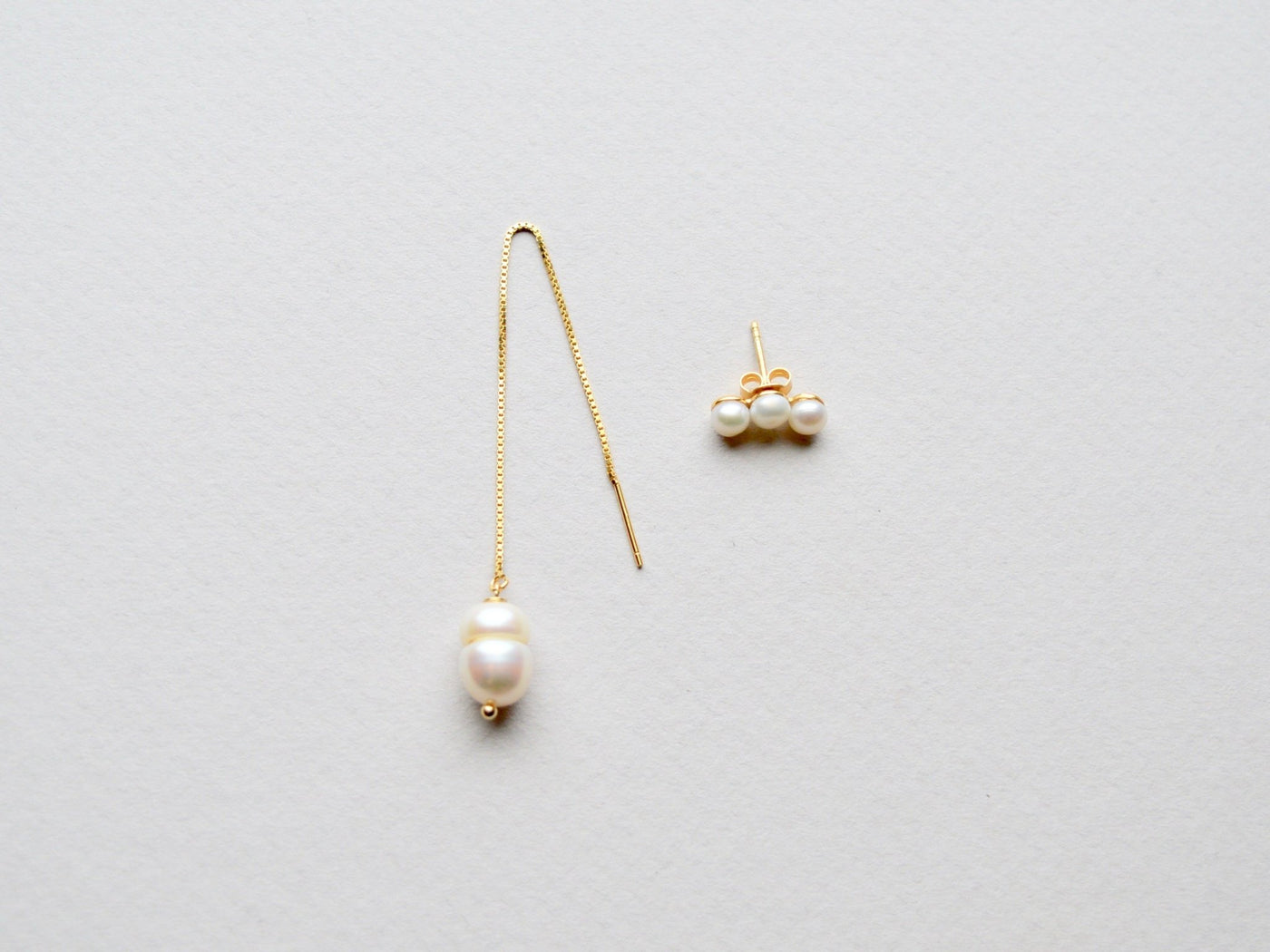 Singles: Threader Barockperle vergoldet - Mia&Martha by Katja Schmalen
