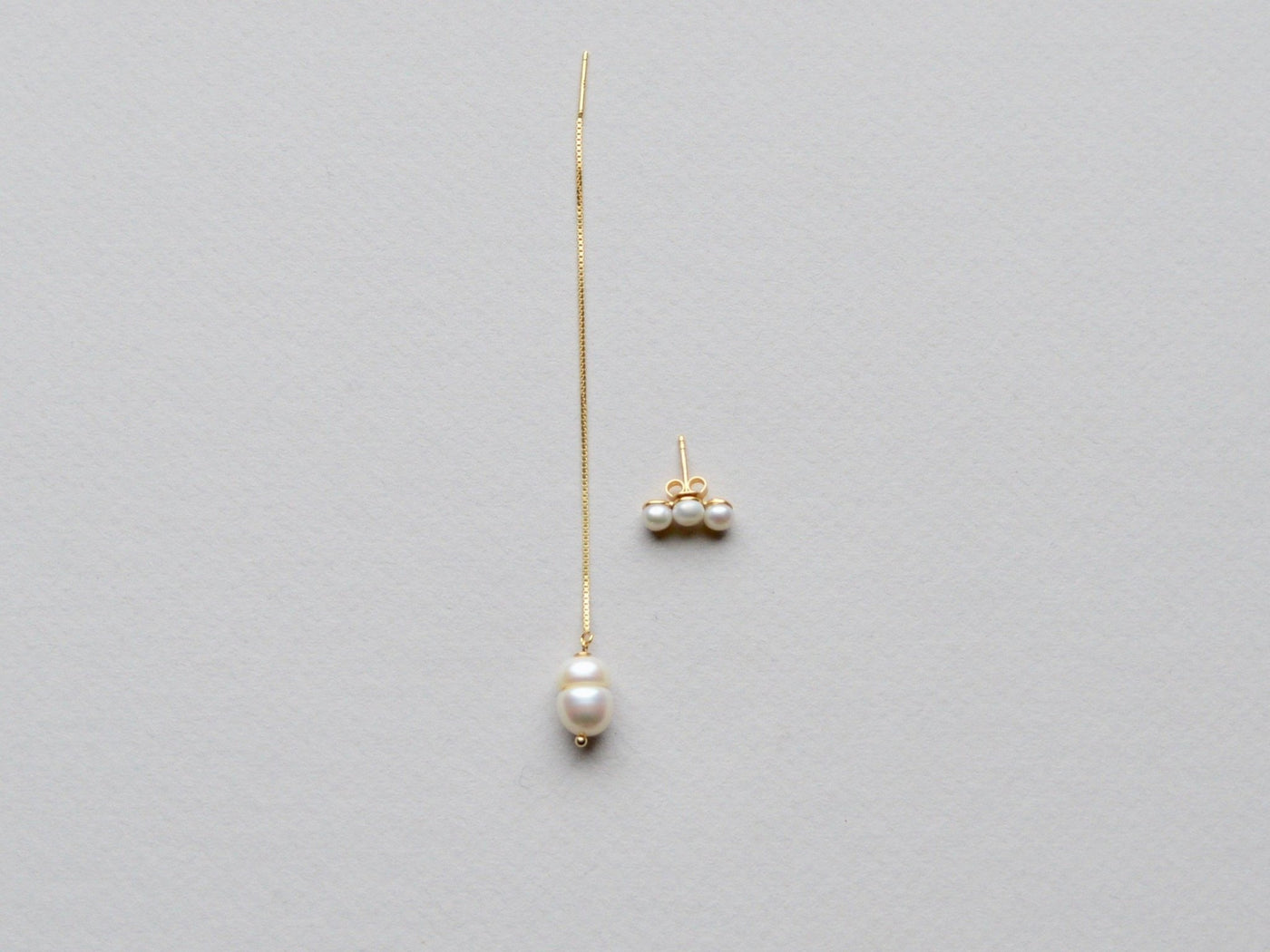 Singles: Threader Barockperle vergoldet - Mia&Martha by Katja Schmalen