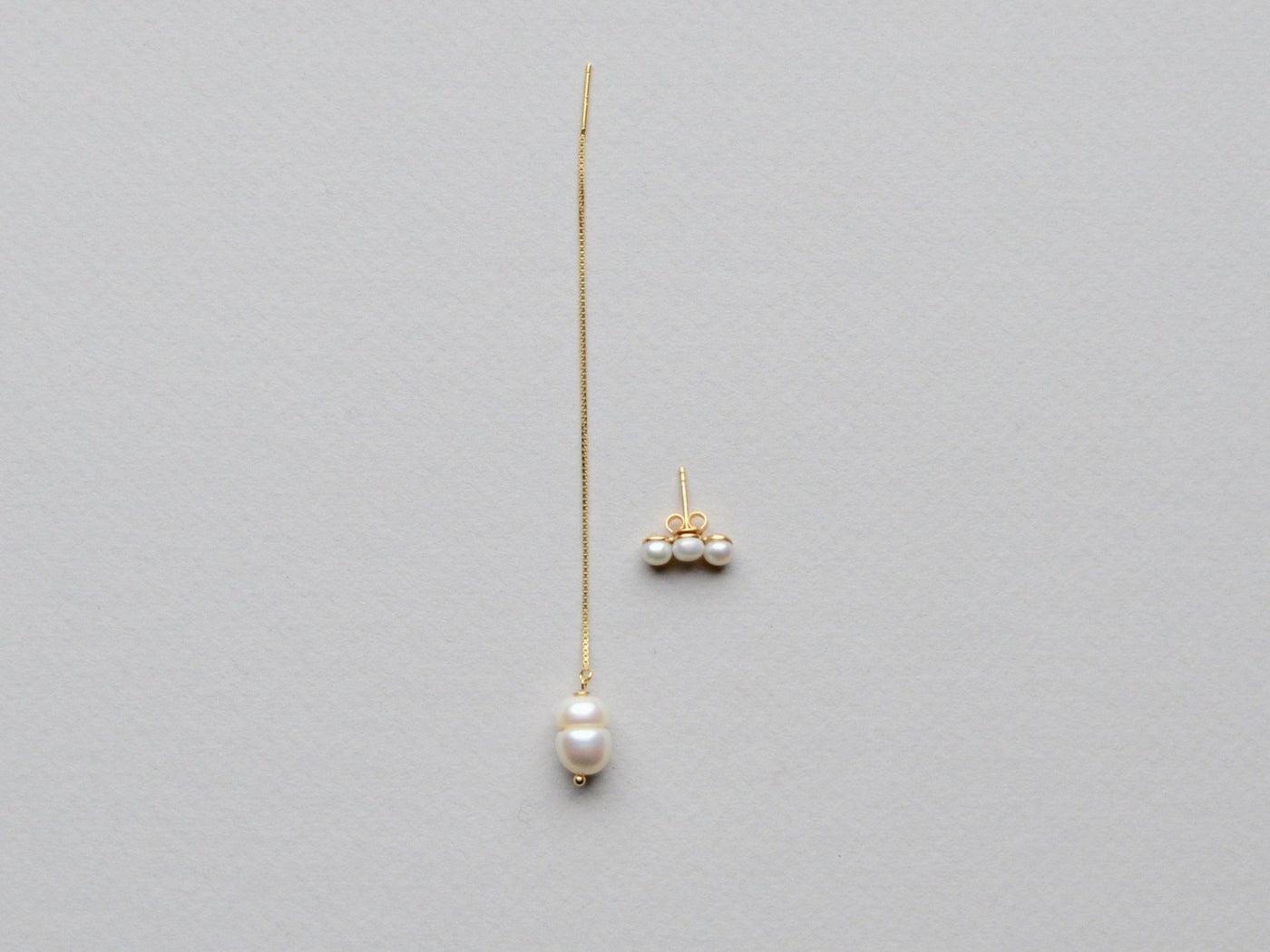 Singles: Threader Barockperle vergoldet - Mia&Martha by Katja Schmalen