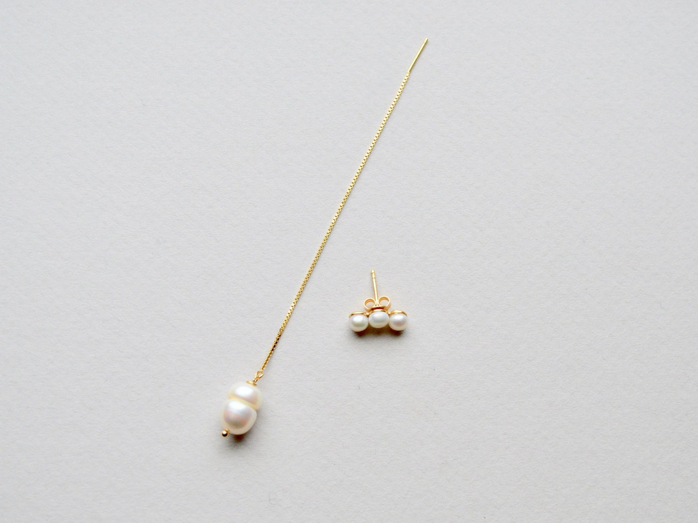 Singles: Threader Barockperle vergoldet - Mia&Martha by Katja Schmalen