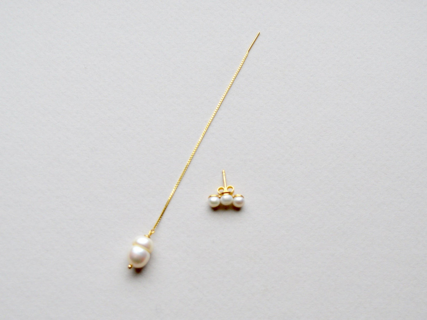 Singles: Threader Barockperle vergoldet - Mia&Martha by Katja Schmalen