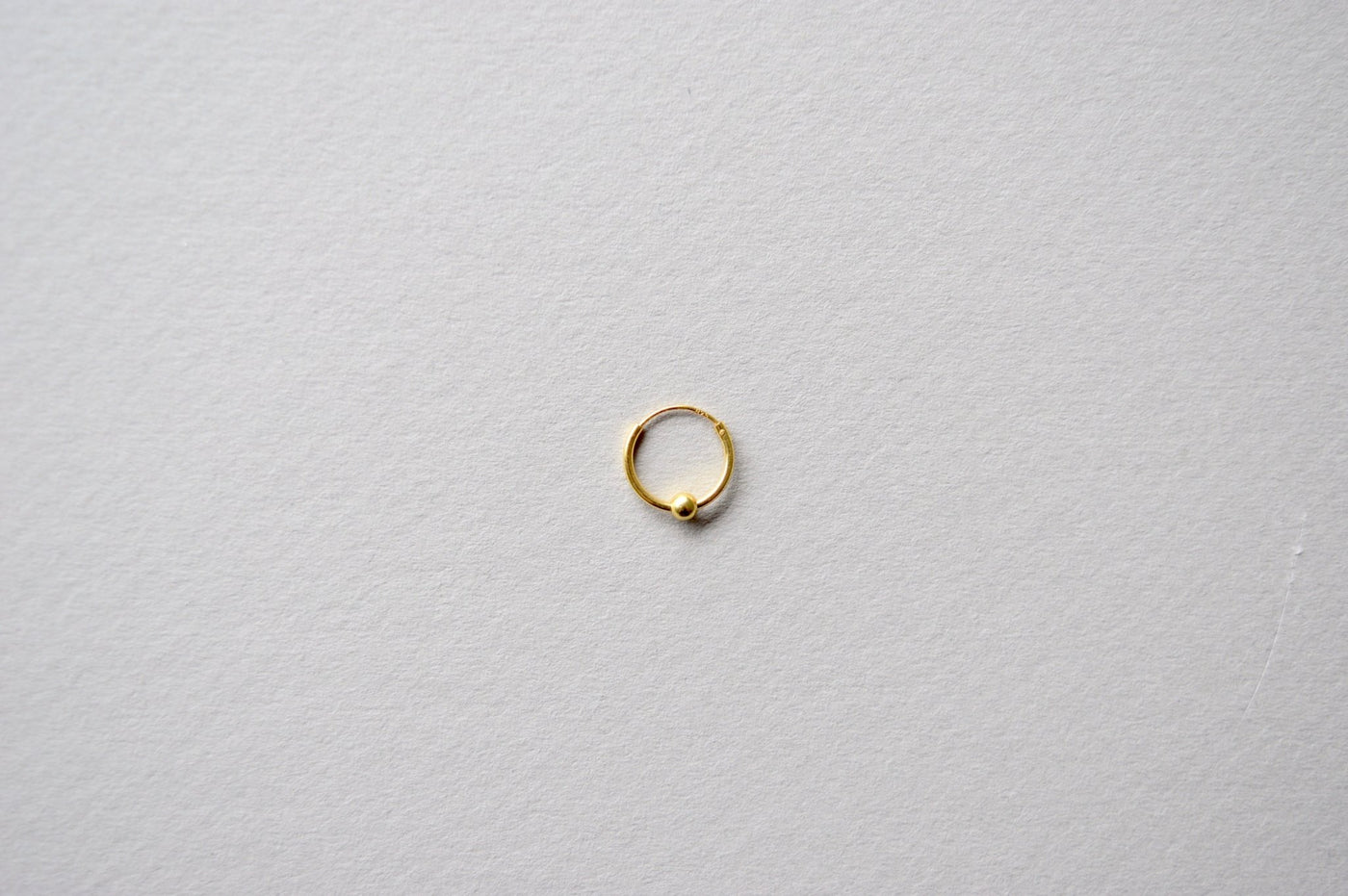 Singles: Zarte Creole Tiny Globe | vergoldet - Mia&Martha by Katja Schmalen