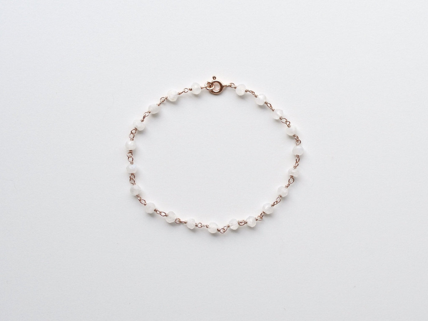 So zart: Mondstein Armband | vergoldet, rosévergoldet, silber