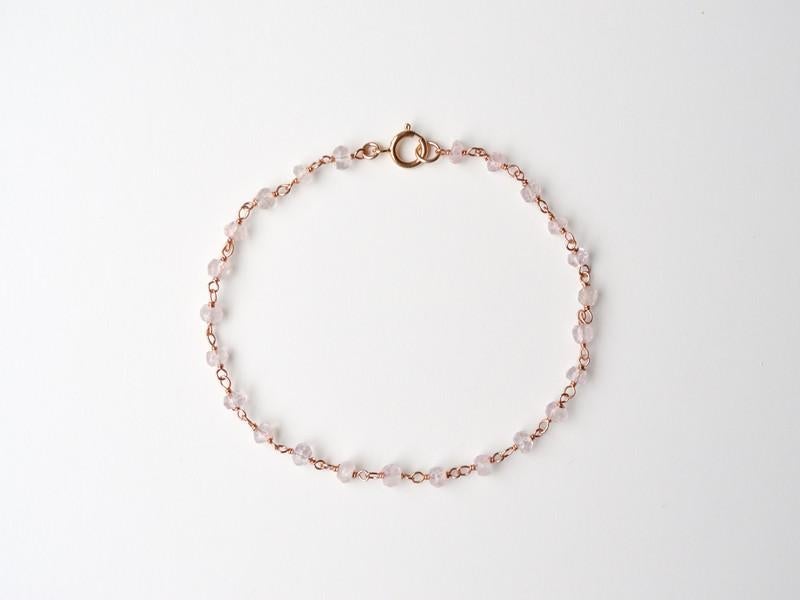 So zart: Rosenquarz Armband | vergoldet, rosévergoldet, silber