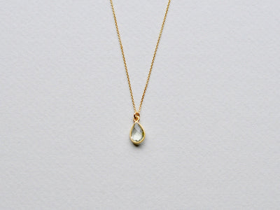 Something Green: Prasiolith Kette vergoldet - Mia&Martha by Katja Schmalen