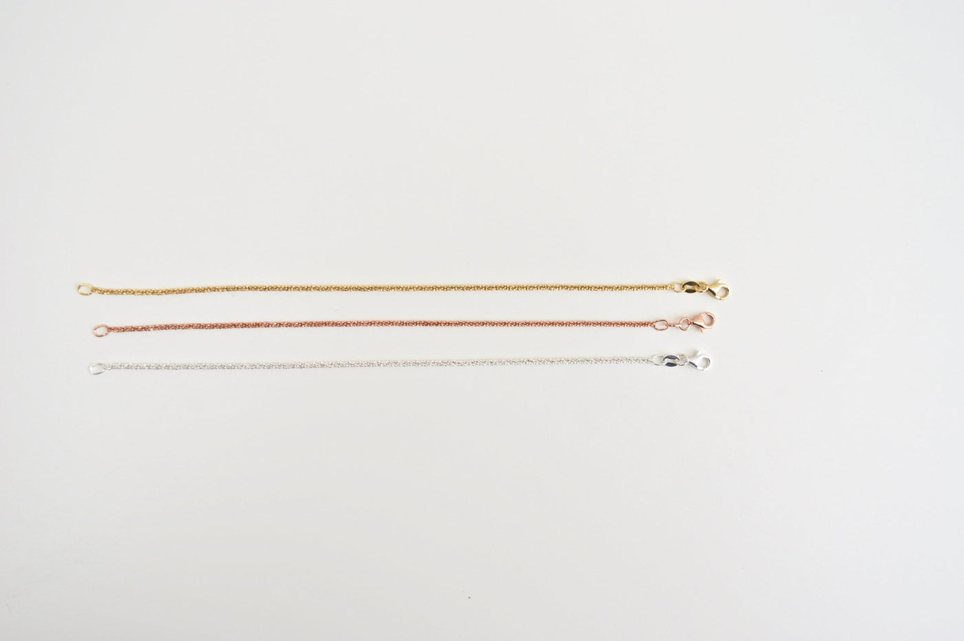 Sparkling Twist: Cooles Armkettchen | vergoldet, rosévergoldet, silber