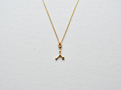 Sternbilder: Constellation Kette Cancer vergoldet - Mia&Martha by Katja Schmalen