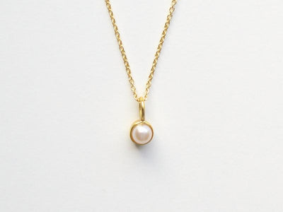 Tiny Gems: Perlen Kette | vergoldet, rosévergoldet, silber - Mia&Martha by Katja Schmalen