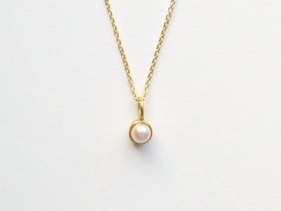 Tiny Gems: Perlen Kette | vergoldet, rosévergoldet, silber - Mia&Martha by Katja Schmalen