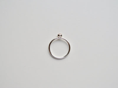 Tiny Gems: Rosenquarz Ring silber - Mia&Martha by Katja Schmalen