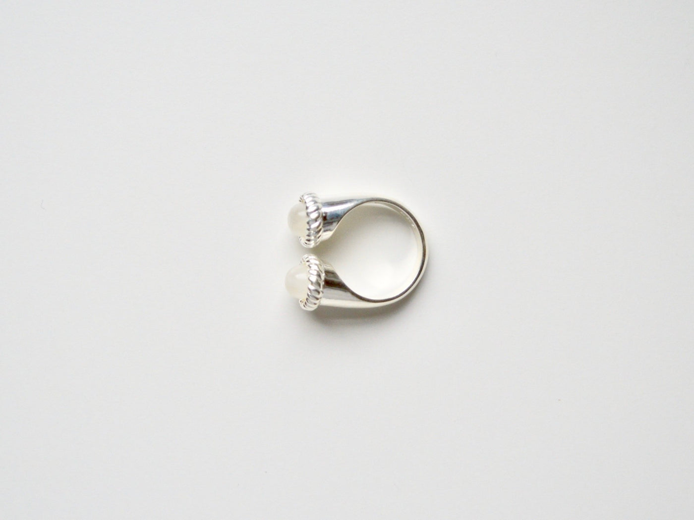 Unikat: Statement Ring mit Mondstein silber - Mia&Martha by Katja Schmalen
