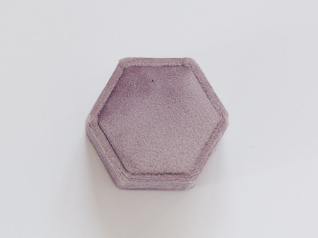 Velvet Love: Ringbox Mauve aus Samt - Mia&Martha by Katja Schmalen