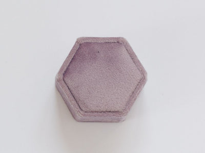 Velvet Love: Ringbox Mauve aus Samt - Mia&Martha by Katja Schmalen