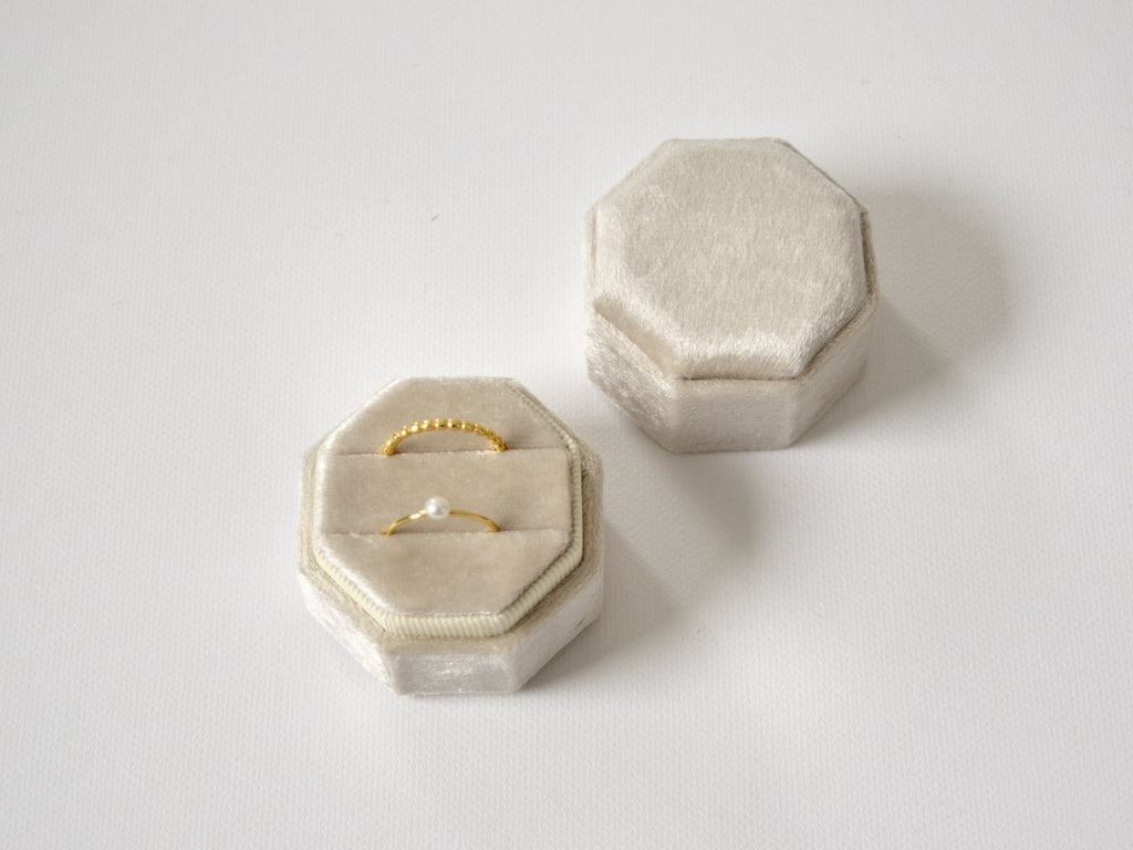 Für Trauringe - Samt Ringbox für Eheringe