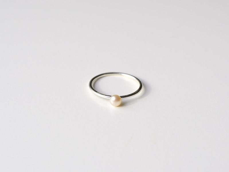 Zart: Ring Pearl silber - Mia&Martha by Katja Schmalen